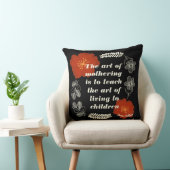 母パーソナライズされたの日のエレインヘフラン引用文 クッション (椅子)