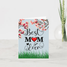 母パーソナライズされたの日のグリーティングカード カード