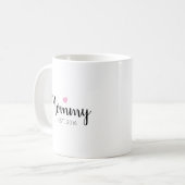 母パーソナライズされたの日のマグカップ コーヒーマグカップ (正面左)