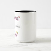 母パーソナライズされたの日のマグカップ – モーニカスタムー用の贈り物 マグカップ (中央)