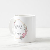 母パーソナライズされたの日のマグカップ – 名前をカスタムする&聞 コーヒーマグカップ (正面左)