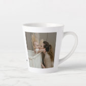 母パーソナライズされたの日のマグカップ – Love You Mom カフェラテマグ (右)