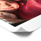 母パーソナライズされたの日の写真カスタムコラージュ ポスター (角)