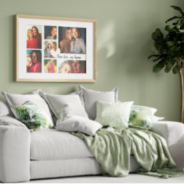 母パーソナライズされたの日の写真カスタムコラージュ ポスター