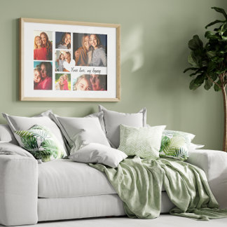 母パーソナライズされたの日の写真カスタムコラージュ ポスター