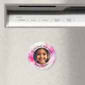 母パーソナライズされたの日の写真名Keepsake マグネット (インサイチュ (食洗機))