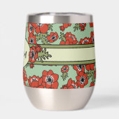 母パーソナライズされたの日の熱ワインタンブラー (背面)