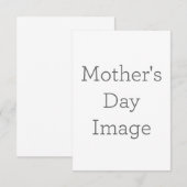 8.9cm x 12.7cmフラットサンキューカード (正面/裏面)