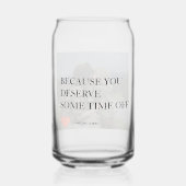 母パーソナライズされたの日の贈り物 ガラス缶 (正面)