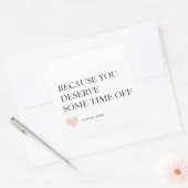 母パーソナライズされたの日の贈り物 スクエアシール (封筒)