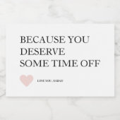 母パーソナライズされたの日の贈り物 スパークリングワインラベル (シングルラベル)