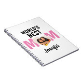 母パーソナライズされたの日の贈り物，世界の母最高の ノートブック (右側)