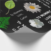 母パーソナライズされたの日または誕生日 ラッピングペーパー (角)