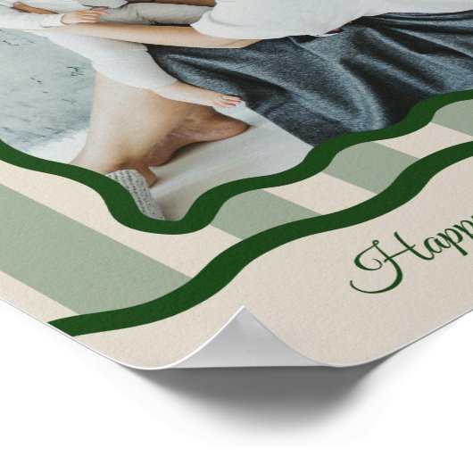 母パーソナライズされたの日ギフトトレンディー美学 ポスター (角)