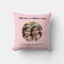 母パーソナライズされたの日ピンクかわいらしの写真かわいい