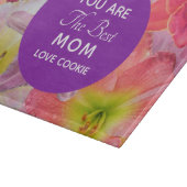 母パーソナライズされたの日フローラ板 カッティングボード (角)