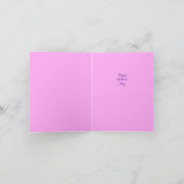 母パーソナライズされたの日札 ノートカード (内部)