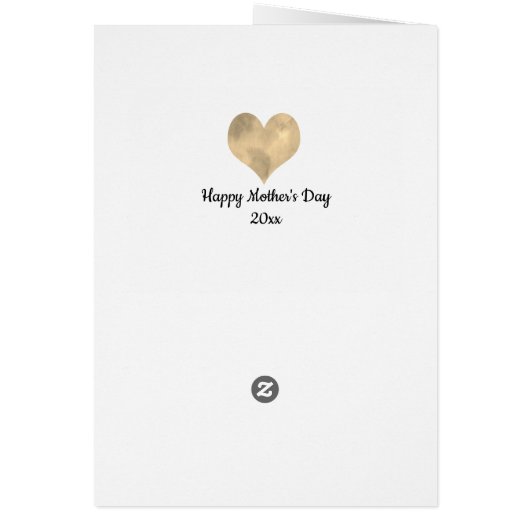 母パーソナライズされたの日 (裏面)