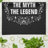 母パーソナライズされたの日 キッチンタオル (折り畳み)