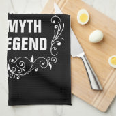 母パーソナライズされたの日 キッチンタオル (四つ折り)