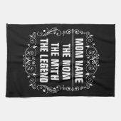 母パーソナライズされたの日 キッチンタオル (横)