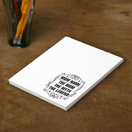 母パーソナライズされたの日 ノートパッド