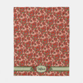 母パーソナライズされたの日 フリースブランケット (正面)