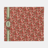 母パーソナライズされたの日 フリースブランケット (正面(横))