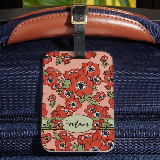 母パーソナライズされたの日 ラゲッジタグ (正面インサイチュ2)