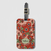 母パーソナライズされたの日 ラゲッジタグ (正面縦)