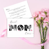 母パーソナライズされたの日MOMエバ最高のー写真カード