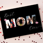 母パーソナライズされたの日MOMエバ最高のー写真カード