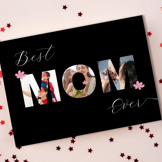 母パーソナライズされたの日MOMエバ最高のー写真カード