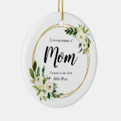 母パーソナライズされたの磁器の記憶が好きで セラミックオーナメント (右)