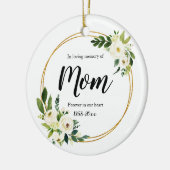 母パーソナライズされたの磁器の記憶が好きで セラミックオーナメント (左)