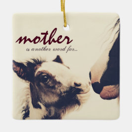 母パーソナライズされたは愛馬の別称 セラミックオーナメント