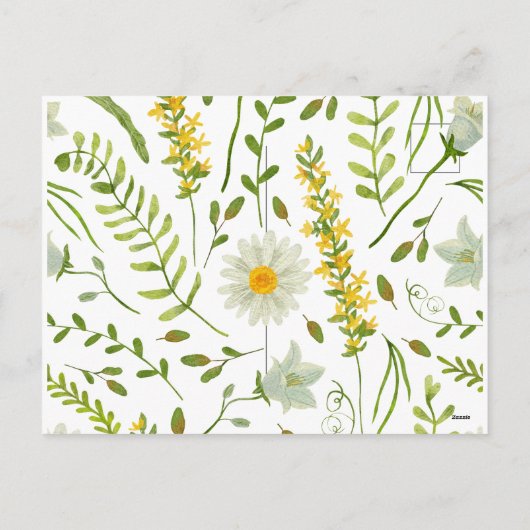 母パーソナライズされたは母の日を撮影する シーズンポストカード (裏面)