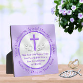 母パーソナライズされたへの美しいキリスト教徒の贈り物 フォトプラーク