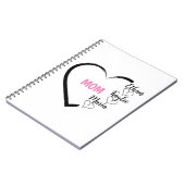 母パーソナライズされたへの贈り物。母の日の贈り物 ノートブック (左側)