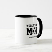 母パーソナライズされたコーヒーマグのためのサッカー母ギフト マグカップ (正面右)