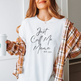 母パーソナライズされたシャツ、新しい母シャツ Tシャツ