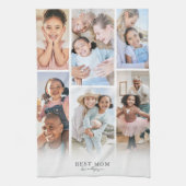 母パーソナライズされた写真母 キッチンタオル (縦)