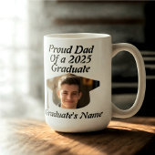 母パーソナライズされた又は誇りを持ったパパの卒業 コーヒーマグカップ
