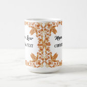 母パーソナライズされた日の名前MAG コーヒーマグカップ (中央)