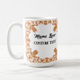 母パーソナライズされた日の名前MAG コーヒーマグカップ