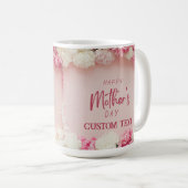 母パーソナライズされた日の名前MAG コーヒーマグカップ (正面右)