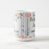 母パーソナライズされた日の名前MAG コーヒーマグカップ (中央)