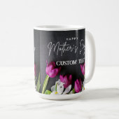 母パーソナライズされた日の名前MAG コーヒーマグカップ (正面右)