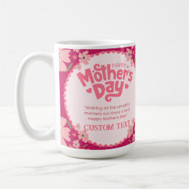 母パーソナライズされた日の名前MAG コーヒーマグカップ