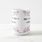 母パーソナライズされた日の名前MAG コーヒーマグカップ (中央)